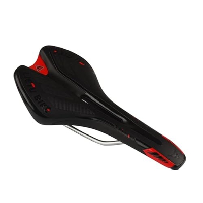 Sillín de bicicleta de cuero antideslizante Sillín de bicicleta Cojín de asiento impermeable Piezas de bicicleta MTB Road Bike Sillín de ciclismo (Col