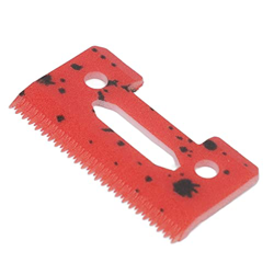 Cortador de cepillo eléctrico, cortadora de pelo de cerámica silenciosa que alisa el afeitado rápido rojo para la mejora del salón en oferta