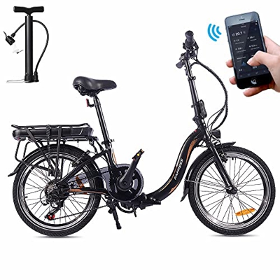 [Oficial] Fafrees 20F054 Bicicleta eléctrica 20 Pulgadas Mujeres Plegables Bike E-Bike con 250 W sin escobillas 36V10AH Batería extraíble Medidor Inte