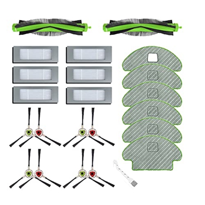 Aflytep 23 Piezas Accesorios de Repuesto para Combo 113 R113840 Repuestos Especiales para Limpieza de Robot de Barrido