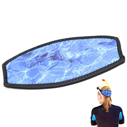 Generic Diadema de buceo | Correa para máscara de buceo y esnórquel para hombres y mujeres | Cubierta para mascarillas de buceo con diseño de mar, imp características