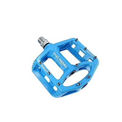 QJJML Ultraligero Pedales De Bicicleta 9/16" Aleación De Magnesio Pedales Bicicleta Montaña con Superficie Antideslizante, Plataforma Pedales para Bic