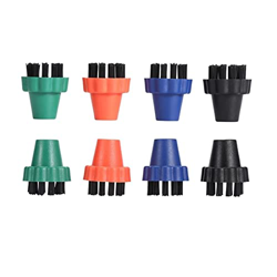 HANGTEN Sun CZ 4pcs/Establecer Accesorios de Cepillo Redondo pequeño de Limpiador de Vapor Compatible con Karcher SV7 SV1802 SV1902/ 2.860-231.0 Pieza características