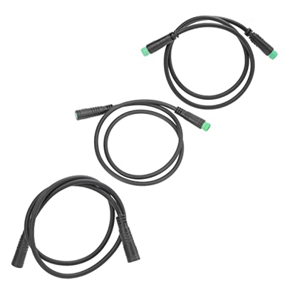 Cable de extensión de bicicleta de 5 pines, Cable de extensión impermeable de goma, pantalla de bicicleta eléctrica, extensión de bicicleta, accesorio