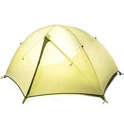 Tienda de campaña de Doble Capa Impermeable a Prueba de Viento para Personas Solas al Aire Libre Tienda portátil Ultraligera, Amarillo características