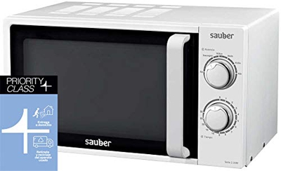 Sauber - Microondas Sin Grill SERIE 3-20W - 20 litros - BLANCO - ENTREGA EN DOMICILIO