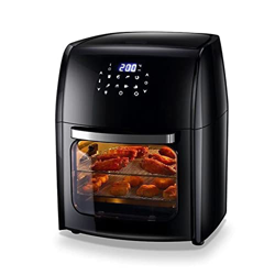 Freidora profunda Freidora de aire Secadora de alimentos eléctricos for alimentos de freidores eléctricos sin freidora de aire de aire 10L DIRIGIÓ Ofi características