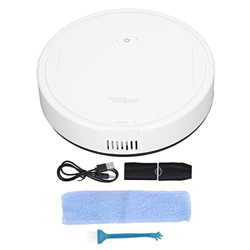Aspiradora Robot 3 en 1 Aspiradoras Robóticas con Cepillo de Tela ABS Lavado Automático Barredora Multifunción Portátil Recargable por USB en oferta