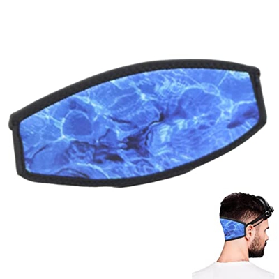 Wushuang 5 Pcs Correa de Buceo - Funda de máscara de Buceo con diseño de océano,Correas de mascarilla Suaves y cómodas para bucear, Nadar, Surfear, bu