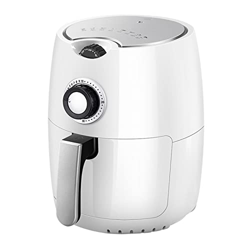 WANWEN Freidora de Aire eléctrica de 2,2 l sin Aceite, Cesta Antiadherente de Salud Blanca, freidora Profunda, Cocina de 7 Modos, Pantalla LCD, Patata en oferta