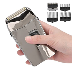 Afeitadora Eléctrica, Resistente Al Agua, Duradera, con Carga USB, Afeitadora de Lámina Eléctrica para el Hogar para Uso en Viajes precio