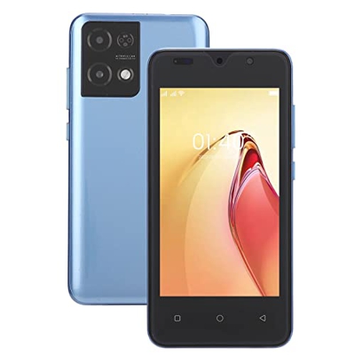 ciciglow Reno8 Pro 4.66in Smartphones, Dual SIM, 512MB RAM 4GB ROM, 2MP 5MP Cámara, 2800mAh Batería Teléfono Celular Android(Azul Claro)