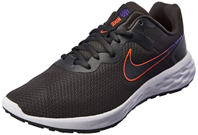Nike Revolution 6 NN, Running Shoe Hombre, Anthracite/Rush Orange-White, 44 EU