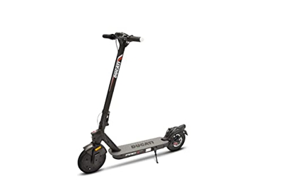 Ducati E-Scooter Pro-I EVO Black, Motor 350 W, Peso 12 kg, Freno eléctrico y de Disco con Flechas direccionales