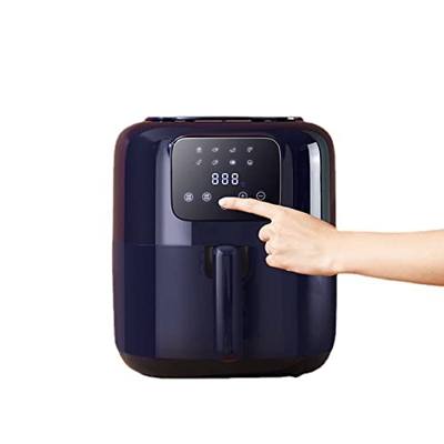 WANWEN Freidora de Aire Freidora eléctrica Todo en uno para el hogar Máquina de Papas Fritas Horno eléctrico Inteligente Automático 8L Gran Capacidad,