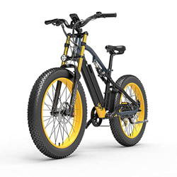 LANKELEISI RV700 26 pulgadas bicicleta de montaña eléctrica grasa neumático bicicleta 48 V 16ah batería de litio ebike bicicleta eléctrica características