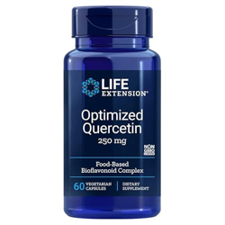 Life Extension, Optimized Quercetin, 250mg, Dosis Alta, 60 Cápsulas veganas, Probadas en Laboratorio, Sin Gluten, Vegetarianas, Sin Soja, No GMO en oferta