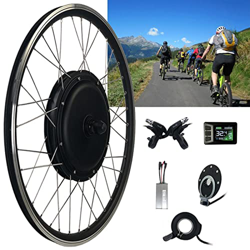 Niczu Kit Conversión Bicicleta Eléctrica, 48V 500W 1000W Motor Cubo sin Engranajes sin Escobillas, 20 24 26 27,5 28 29 Pulgadas 700C Rueda Delantera K características