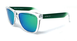 VENICE EYEWEAR Gafas de sol UNIX unisex polarizadas con protección 100% UV400 (Transparente Verde) en oferta