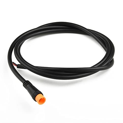 TATTCHINE Cable de extensión de 3 pines Male Conector impermeable hembra a enchufe Funciona para bicicleta eléctrica luz/freno/batería Ebike piezas de