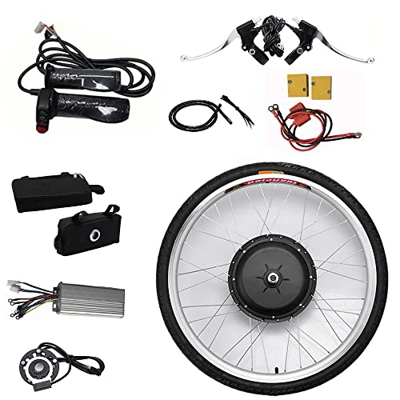 Kit de conversión para bicicleta eléctrica de 26 pulgadas, 48 V, 1000 W, kit de conversión para bicicleta eléctrica, kit completo de conversión (48 V 