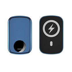 ZYLR Banco de energía Powerbank para Cargador de Banco de energía inalámbrico magsafe 10000mAh para Apple iPhone 12promax Mini batería Auxiliar Extern en oferta