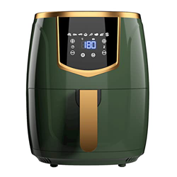 Freidora de aire inteligente de gran capacidad de 5,5 l, horno preestablecido todo en 1, pantalla táctil LCD, freidora eléctrica, control de temperatu características