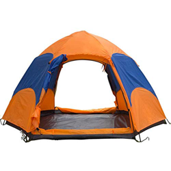 Tienda de campaña emergente Grande para 3-4 Personas, Impermeable, a Prueba de Viento, Liviana, Tienda Familiar, Naranja características