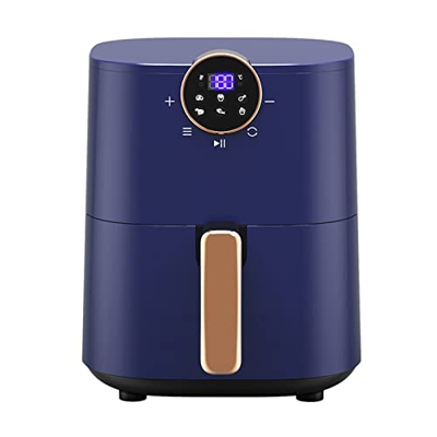 Air Fryer Freidoras de aire grandes de 4,5 L, freidora de aire digital, cocina de horno caliente, pantalla táctil LED, cesta de bandeja antiadherente,