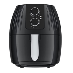 WANWEN Freidora de Aire multifunción de Doble Perilla 5.5L Cocina de Gran Capacidad Temporizador Inteligente para el hogar Freidora eléctrica con Cont en oferta