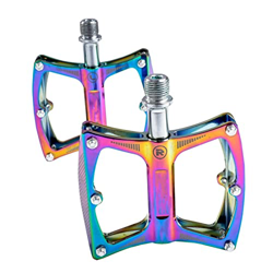 WANNENG Ymming Pedal de Bicicleta Ultraligera de aleación de Aluminio Plataforma Anti-Deslizamiento con Pedales Coloridos compatibles con BMX Accesori precio