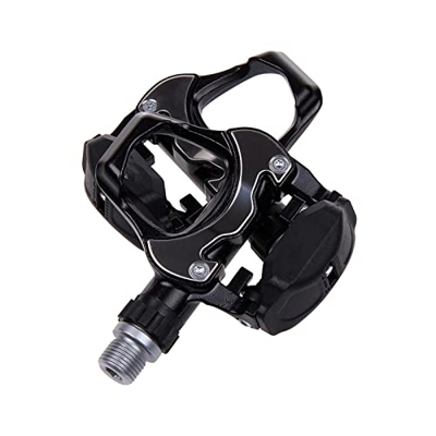WANNENG Ymming Pedal de Bicicleta de Bicicleta de Carretera ultraligría Pedales de Bicicleta All-aley CR-mo con Tacos de Pedal de Bicicleta sin Clip s