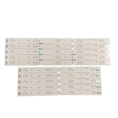 10pcs/set DIRIGIÓ Flight Strip compatible con Samsung 4 3vle6629br 43vle6524bl 43GFB6627 2015ARC430_3228 IC-B-HWCR43D641L HWCR43D641R