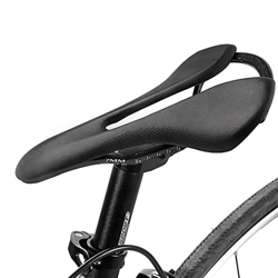 Mgichoom 2 Pcs Asiento de Carbono Ligero | Asiento de Bicicleta Ligero,Cojín de sillín de Bicicleta de Carretera de Fibra de Carbono, Asiento de Bicic características