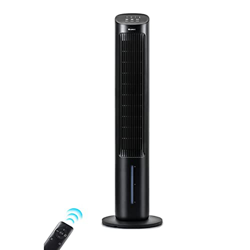Ventilador De Torre Ventiladores Oscilantes De 80° Con Control Remoto, 3 Velocidades, Temporizador De 7 Horas, Ventilador De Pie De 40 Pulgadas Para O características