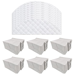 SILVEDA Accesorios para aspiradora 4 unids/10 piezas trapeador paño trapeador apto para roidmi eve plus robot aspirador microfibra trapeador paño barr características
