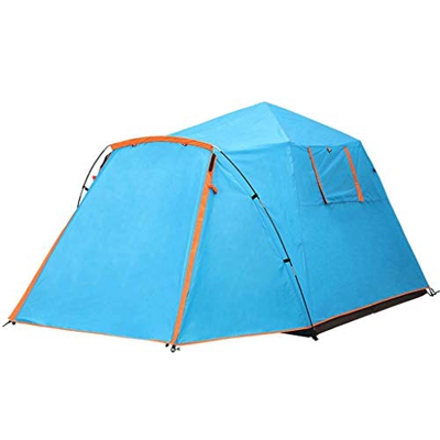 Tienda Instantánea Automática Pop Up 3-4 Personas Espacio Grande Tienda de Campaña Multifunción Impermeable,Azul