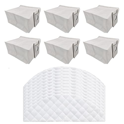 SILVEDA Accesorios de aspirador Bolsa de polvo desechable Paño de limpieza de repuesto altamente emparejado con el ajuste original para Roidmi EVE Plu características