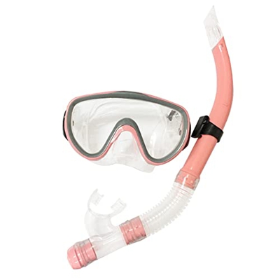 ShiningLove Kit de buceo profesional para buceo, gafas de buceo antivaho y snorkel, gafas de protección impermeables, juego de manguera de respiración