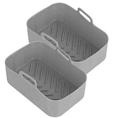 Cowslip Air Fryer Liner Air Fryer Silicone Pot Air Fryer Silicone Pot Air Fryer Accessories - Freidora de aire caliente de silicona para freidora de a
