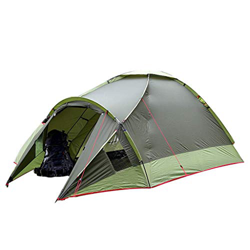 Carpa Grande para 2-3 Personas Carpa Familiar De Protección Solar Impermeable De Doble Capa para Acampar Al Aire Libre Senderismo,Green en oferta