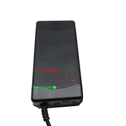 Haiqings 24V 5A Litio Bicicleta Eléctrica Bicicleta Scooter Cargador 29.4V Li-ion Lipo Cargador Puerto DC para 24V5A 7S Ebike Batería con Ventilador ( en oferta