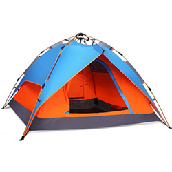 Carpa Hidráulica Automático Emergente Grande 3-4 Personas Impermeable Multifunción Carpa Familiar Portátil,Orange en oferta