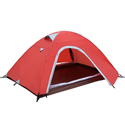 Carpa Domo de Doble Capa Impermeable 2-3 Personas 4 Estaciones Carpa Ligera para Acampar al Aire Libre,Red precio
