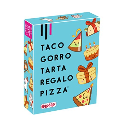 Ludilo - Taco Gorro Tarta Regalo Pizza, Juegos Educativos 8 Años, Juego De Mesa Niños 8 Años, Juegos De Cartas para Niños, Juegos De Viaje 8 Años