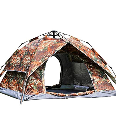 Tienda de campaña Impermeable con cúpula, toldo de Camuflaje portátil para Acampar, Tiendas de campaña hidráulicas automáticas, toldo para 3-4 Persona
