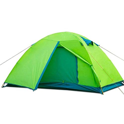 Tienda Instantánea Doble Personas Doble Capa Resistente Al Agua Protección UV Tienda De Campaña Portátil,Verde