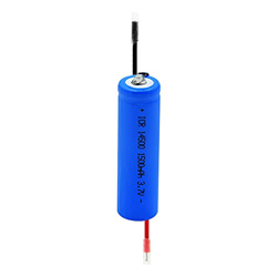 Zpure 3.7V 1500mAh ICR 14500 Li Ion batería, con 2 Cables de Bricolaje para Linterna Banco de energía Reemplazo de luz LED GPS Mini cámara Power Bank  características