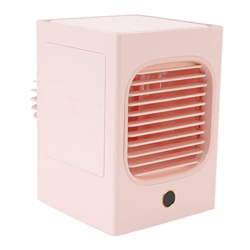 XJCX Ventilador de Aire Acondicionado, Ventilador de Enfriamiento de bajo Ruido, Ventilador de Escritorio con Lámpara Ambiental, Rotación de 120 °, Al en oferta