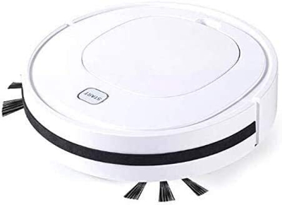 Litads Robot Aspirador Multifuncional Smart Floor Sweeper, 3 en 1 Auto Recargable Dry Wet Sweeping Cleaner para el hogar